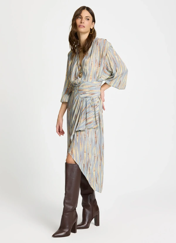 Vestido Rubi Midi Feminino - Le Lis