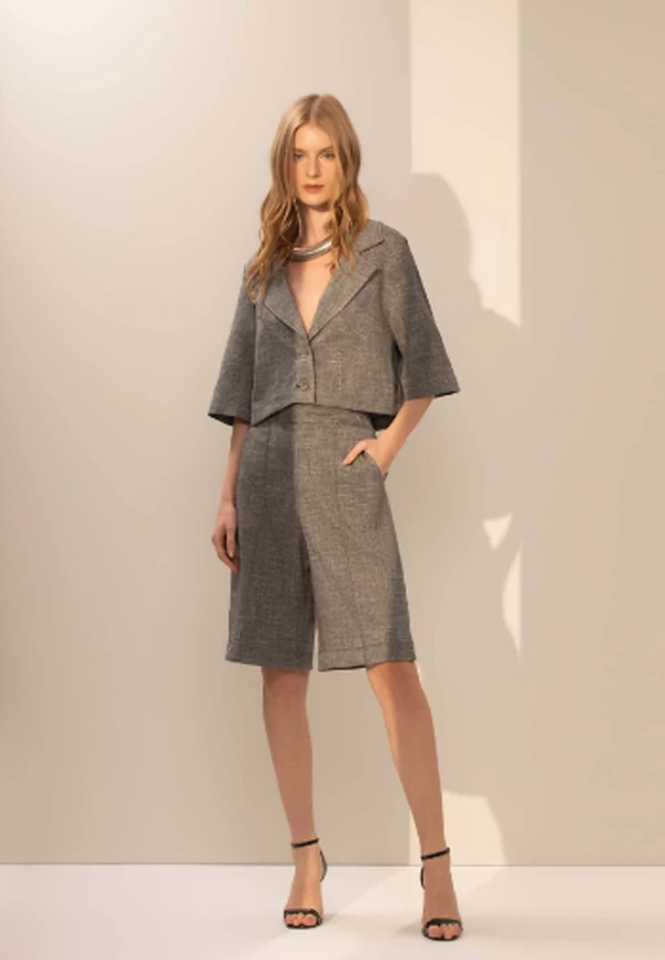 Bermuda de Alfaiataria em Linho - Sly Wear