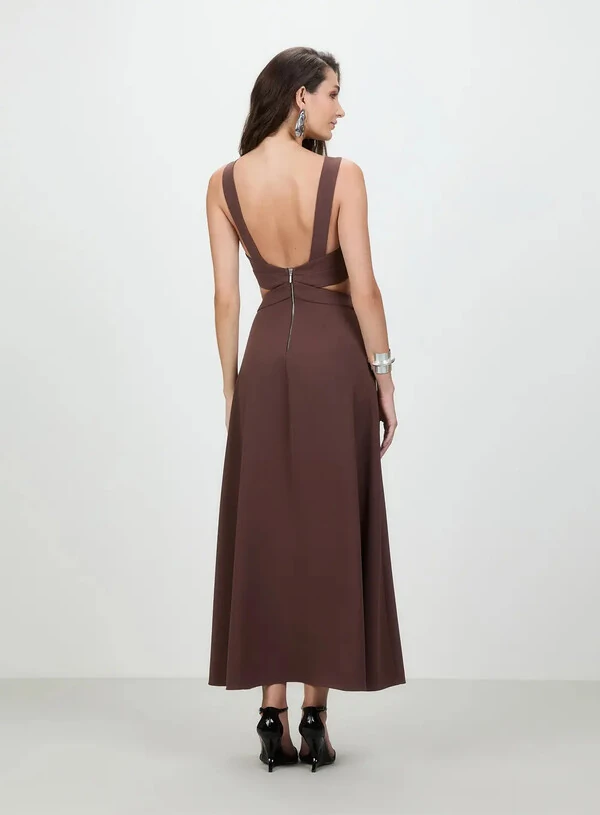 Vestido Midi Faixa - Tufi Duek