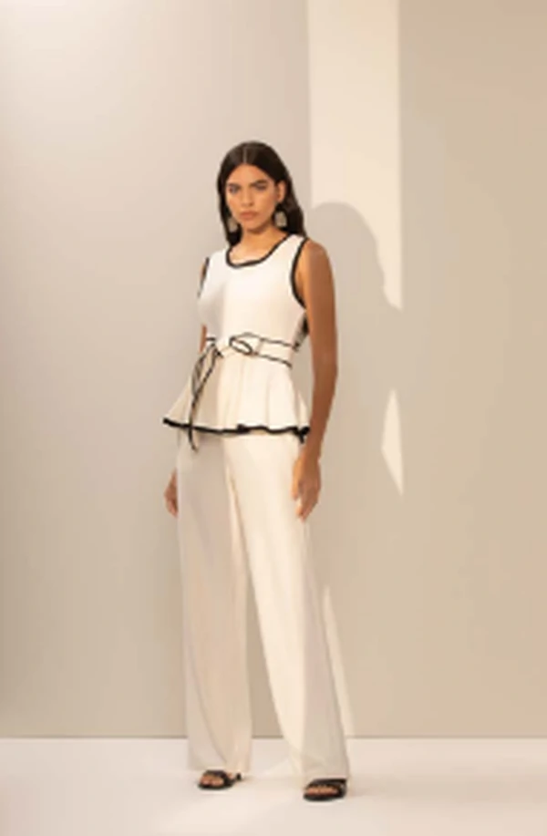 Regata Cavada Peplum Faixa - Sly Wear