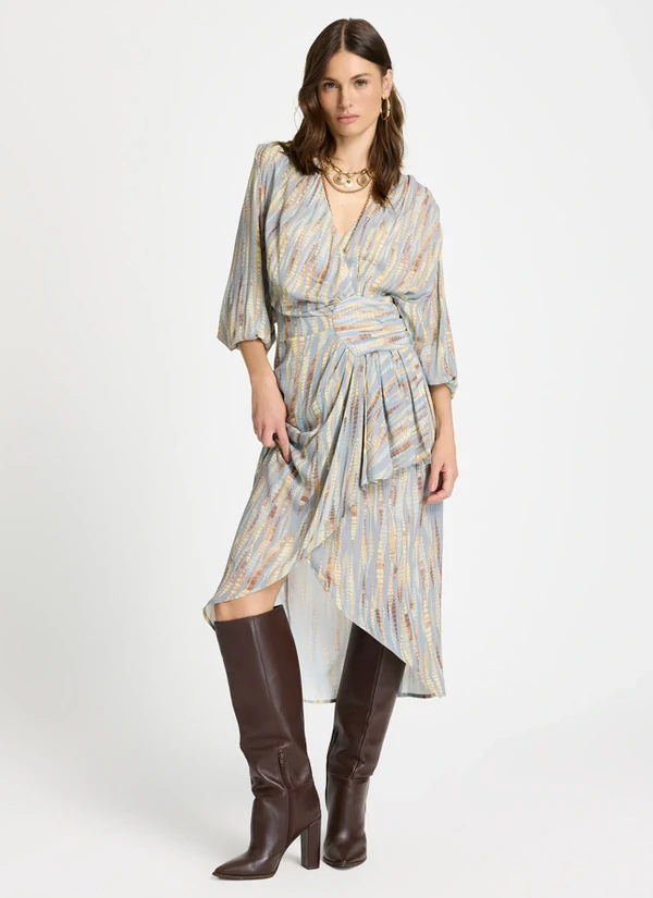 Vestido Rubi Midi Feminino - Le Lis