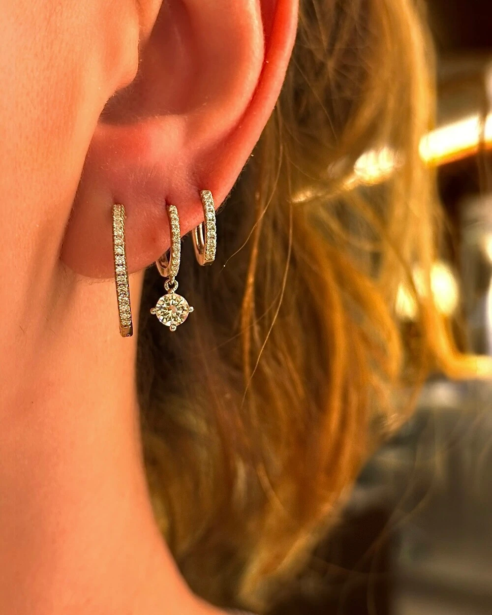 FotoArgola micro cravação moissanites