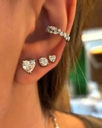 Piercing pedras varias formas