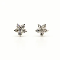 Brinco flor 5 petalas