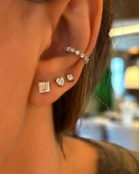 Piercing pedras 3 garras