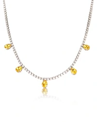 Chocker estilo riviera com pingentes gotas