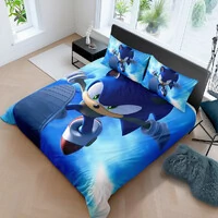 Jogo de Cama Sonic 4 peças PercalFlex