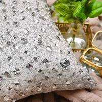 Almofada Cetim Crystale Prata