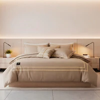 Edredom Champagne Algodão 400 fios