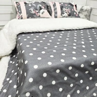 Cobertor Soft Reale Pin-up com 2 Fronhas