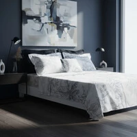 Jogo de Lençol Forêt Algodão 200 Fios 5 peças