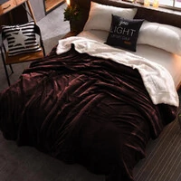 Cobertor Charmessy Veludo com Pele de Carneiro - 6 Opções de Cores