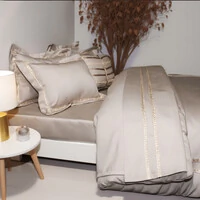 Kit de fronhas Champagne Algodão 400 fios 2 peças