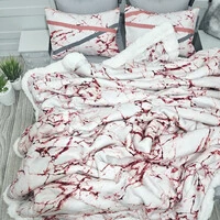 Cobertor Soft Reale Rosê Gold Com Duas Fronhas