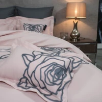 Jogo de 4 fronhas Roses Algodão 200 fios