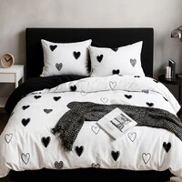 Edredom Urban Love com Duas Fronhas Gabardine