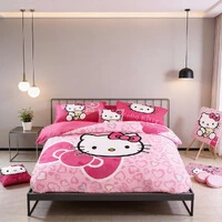 Jogo de Cama Hello Kitty 4 peças PercalFlex