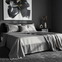 Jogo de 2 Fronhas Plissée Algodão 200 fios mais 1 Almofada