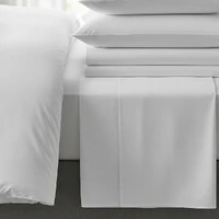 Jogo de Cama L'Essentiel microfibra total branco leve 7 peças