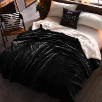 Cobertor Charmessy Veludo com Pele de Carneiro - 6 Opções de Cores