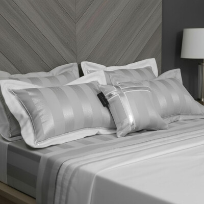 Foto Jogo de Fronhas Pristine Algodão Dobby 400 fios 5 peças