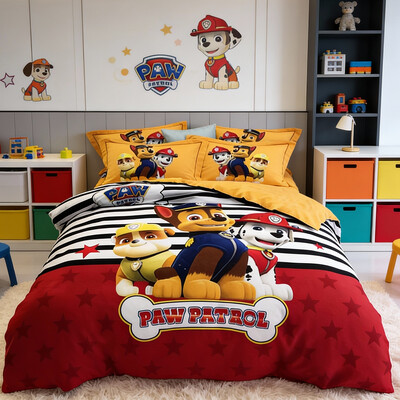 Foto Jogo de Cama Patrulha Canina 4 peças PercalFlex