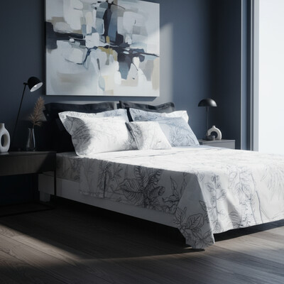 Foto Jogo de Lençol Forêt Algodão 200 Fios 5 peças