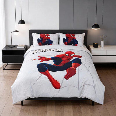 Foto Jogo de Cama Homem Aranha 4 peças PercalFlex