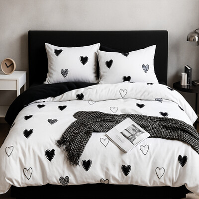 Foto Edredom Urban Love com Duas Fronhas Gabardine