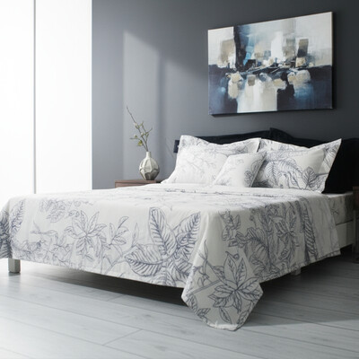 FotoJogo de Lençol Forêt Algodão 200 Fios 5 peças