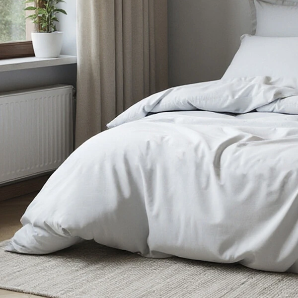 Jogo de Cama L'Essentiel microfibra total branco leve 7 peças