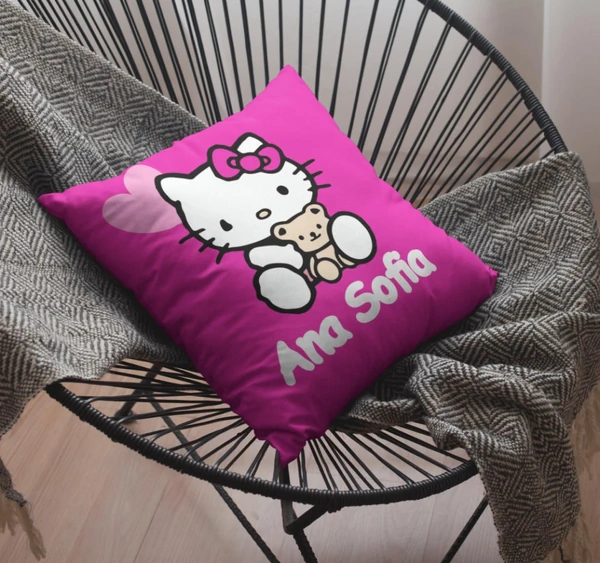 Jogo de Cama Hello Kitty 4 peças PercalFlex