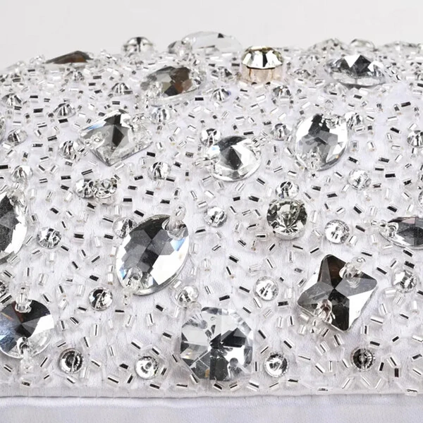 Almofada Cetim Crystale Prata