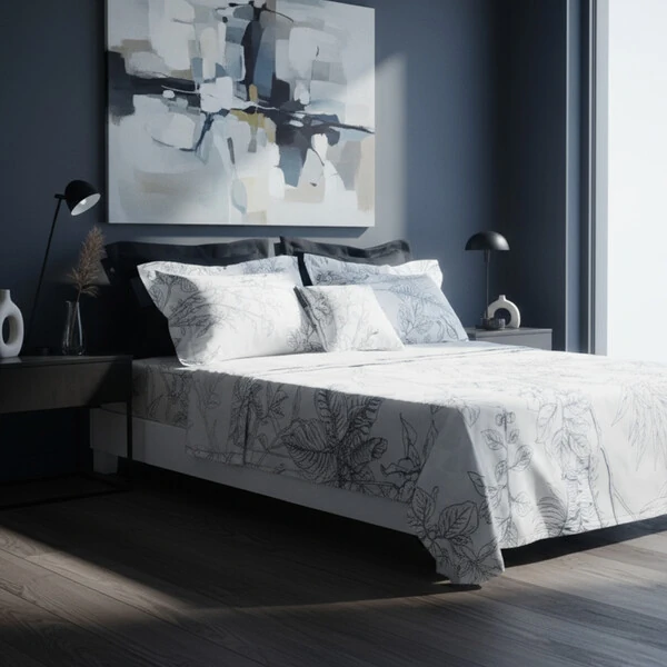 Jogo de 2 Fronhas Forêt Algodão 200 fios mais 1 Almofada