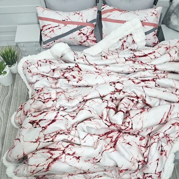 Cobertor Soft Reale Rosê Gold Com Duas Fronhas