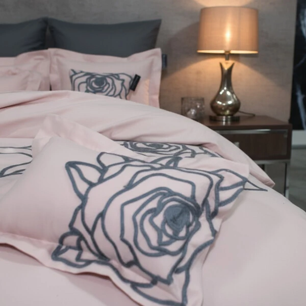 Jogo de 4 fronhas Roses Algodão 200 fios