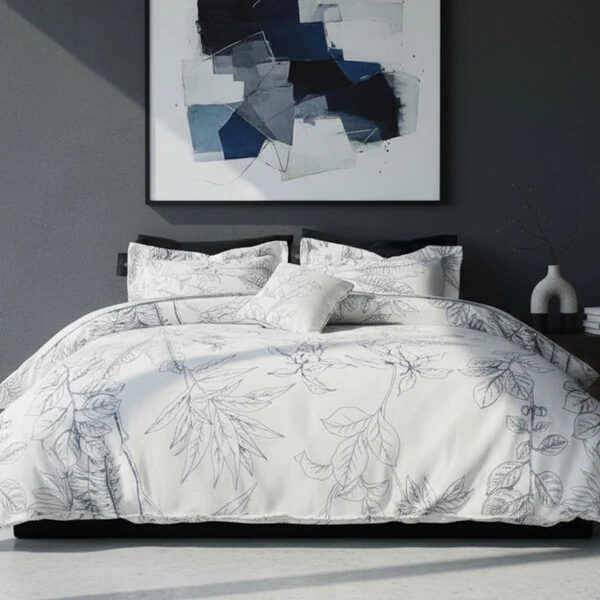 Jogo de 2 Fronhas Forêt Algodão 200 fios mais 1 Almofada