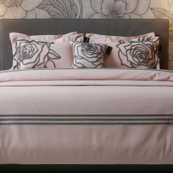 Jogo de 4 fronhas Roses Algodão 200 fios