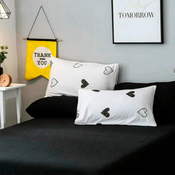 Edredom Urban Love com Duas Fronhas Gabardine