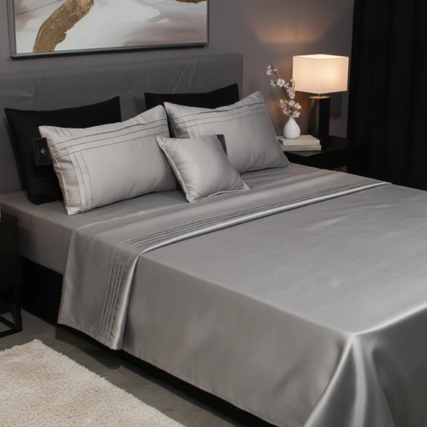 Jogo de Lençol Plissée Bambu 5 peças