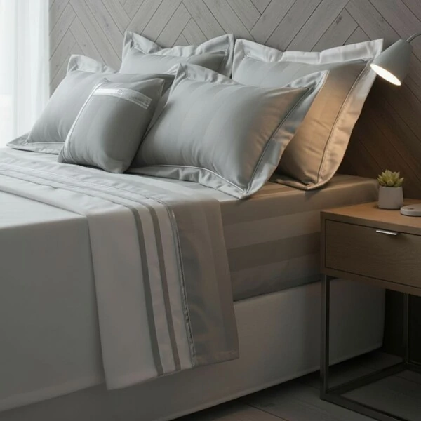 Jogo de Fronhas Pristine Algodão Dobby 400 fios 5 peças