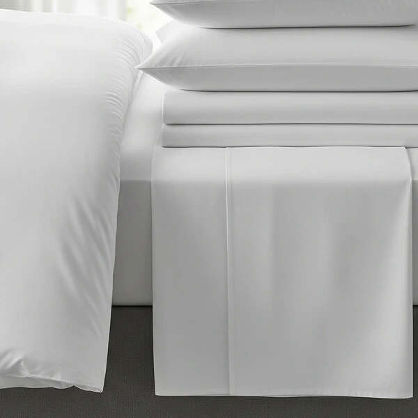 Jogo de Cama L'Essentiel microfibra total branco leve 7 peças