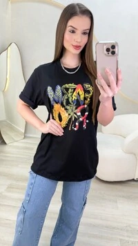 Max T-shirt 100% Algodão