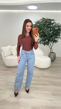 Calça Jeans Balloon
