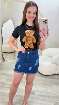 T-shirt 100% Algodão