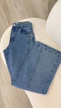 Calça Jeans Wide Leg