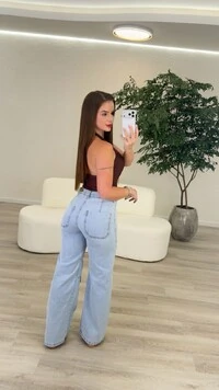 Calça Jeans Wide Leg