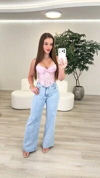 Calça Jeans Wide Leg