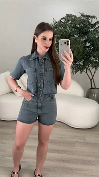 Cropped Jeans