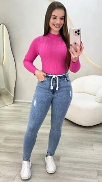 Calça Jeans Skinny